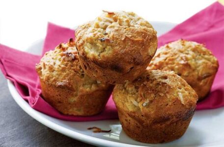 Tropical Applesauce Muffins Recipe Image